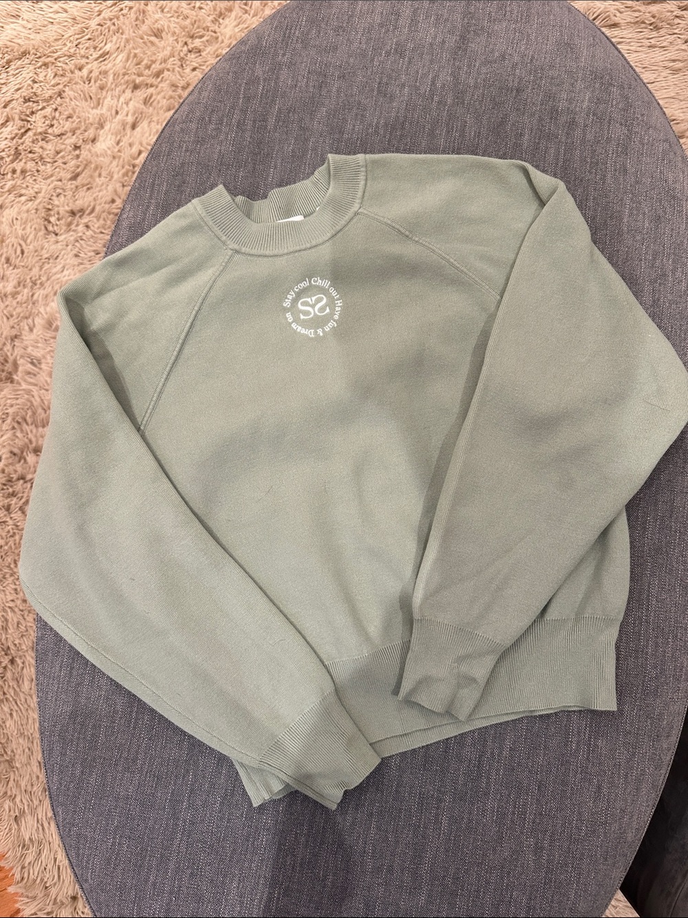 Sandro Crewneck Sweater with Chest Logo